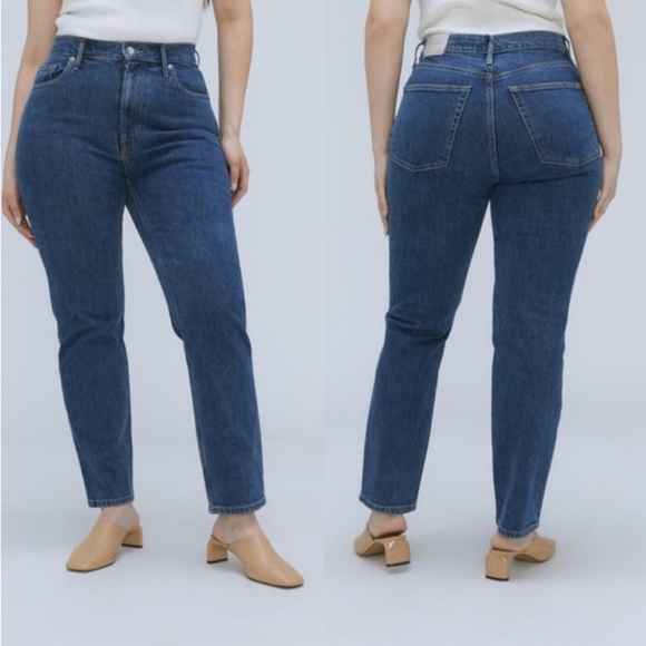 Everlane The Original Cheeky Jeans Dark Blue Wash Size 29 Regular - Picture 1 of 7